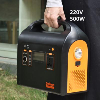 China Type C Solar Power Station Generator for 220V 500W home solar system solar panel 300w solar power supply solar system for sale