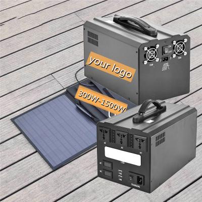 China 110V 220V Solar Power System 500W 1000W 2000W Solar Power Supply Uninterruptible Solar Generator for Home Solar Portable for sale