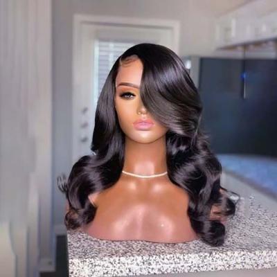 China Body Wave 13X4 Hd Lace Up Clean Clear Transparent Swiss Lace Front Wigs Frontal Hair Wigs for sale