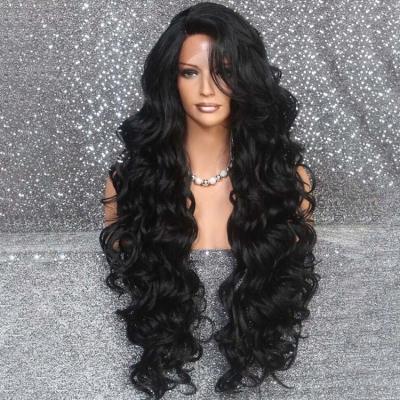 China Body Wave Pre Plucked Raw Unprocessed Virgin Hair Wig Cuticle Aligned Indian Hair Black Body Wave Lace Front Wig for sale