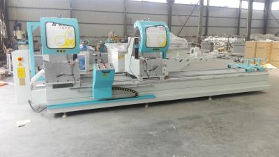 China Double Head Cutting Saw Aluminum Window Machine , Aluminium Door Machine for sale