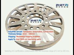 carbon steel plate custom flame cnc cutting service mechanical welding parts assembly