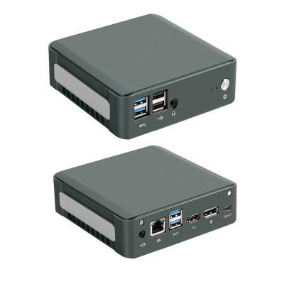 China Barebone Minipc NUC I3-8145U I5-8265U I7 Metal Computer Case Win10 Linux HD Industrial Desktop Network Type-C for sale