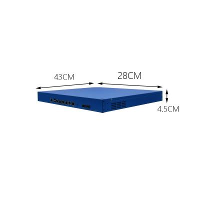 China HONGIPTC VPN LGA1155 2th/3th Security 1U Network I3 I5 I7 Server Router Case Intel Blue Core Stretch Pfsense Firewall Server HXT-IPC236L for sale