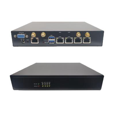 China J4125 J1900 4 Core Fanless Quad Ethernet Firewall HONGIPTC Mini PC LAN Industrial Computer Network Device Desktop Server HXT-IPC145L for sale