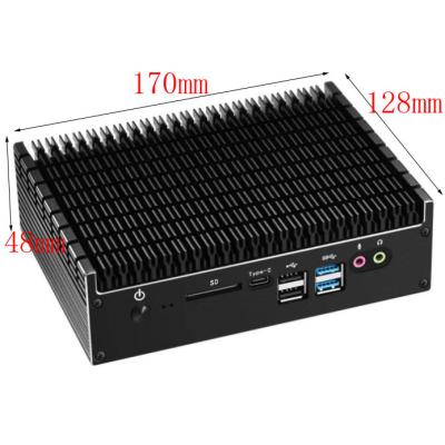 China For Home and Student Metal Mini PC RS232 COM 8th GEN i5 8265u I7 Desktop Computer Industrial Gaming PC for sale