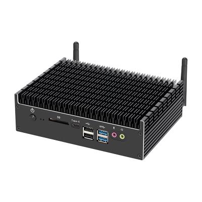 China For Home and Student Mini PC Intel 8th / I 10th 3-8145U i5-8265U I7-10510U Mini Gaming Fanless Desktop Computer PC for sale