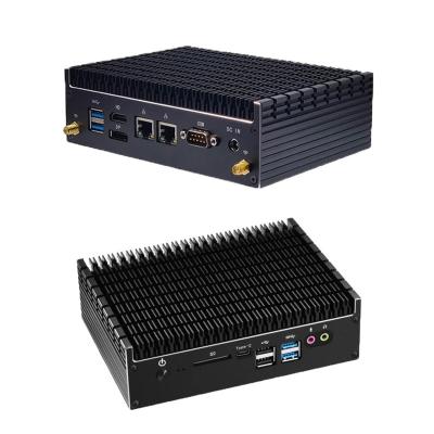 China For Business NUC Metal Core i7-10510U i5 Nuc MiniPC Intel Core i7-10510U i5 Nuc SSD Desktop PC Gaming Computer Max 2 Lans RS232 WiFi BT for sale