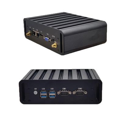 China HONGIPTC 4/5 GEN Cpu mini core win7/win10 I5-4200U industrial pc ddr3 8gb indutrail nano gaming computer fanless desktop pc for sale