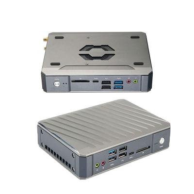 China Industrial Nano Core I7-8265U i5-10210U Gaming Mini PC 16GB DDR4 Win 10 Desktop Computer Hardware Soft Pro for sale