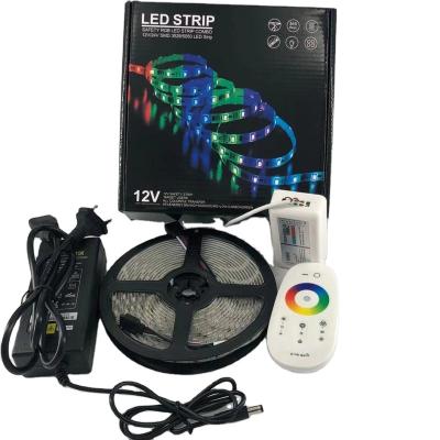 China Hotel waterpoof 12v 5050 rgbw 60led rgbww Smart 2.4G rf controlled to grow flexible led strip lights for sale