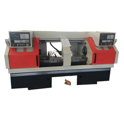 China Horizontal Machinery Repair Shops Double Spindle CNC Lathe for sale