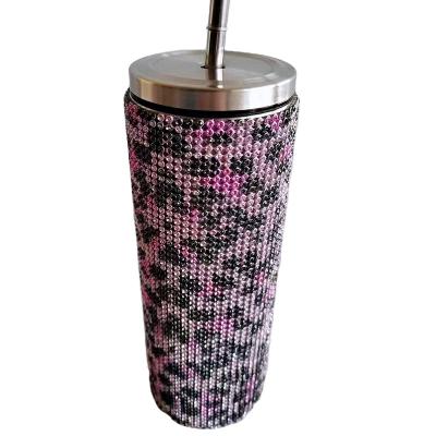 China Large capacity luxury version with 24 hours of heat insulation diamond vacuum heat insulation instant coffee cup for sale