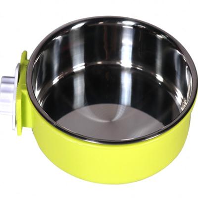 China Automatic Hot Sale Thickened Hanging Cat And Dog Feeding Bowl Stainless Steel Dog Bowls for sale