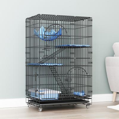 China Factory Direct Sales Breathable Folding Wire Pet Large Cage For Cat for sale