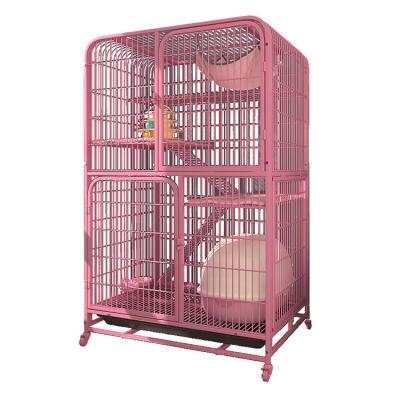 China Breathable High Quality Multi Size Carrying Place Tube Pet Cage For Animal Metal Cat Cage for sale