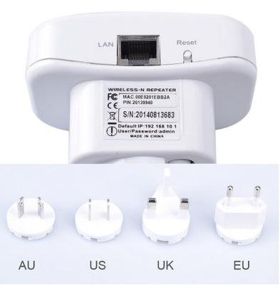 China Signal KP300M USA UK AU AU EU Plug-in OEM wifi range extender booster signal 802.11 wireless wifi 300mbps repeater for home for sale