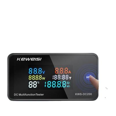 China KEVEISI DC Digital Display Voltage and Ammeter Color Screen Power Tester 0-200V 0-100A KWS-AC300-100A for sale