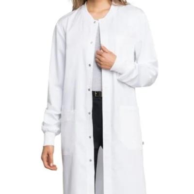 China Best Selling High Quality Stretch 65%polyester35%cotton Breathable Clinic Lab Professional Wear Coat for sale