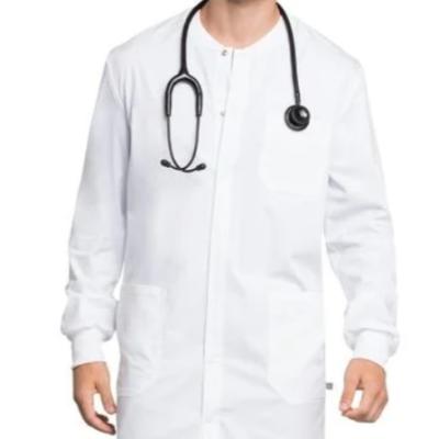 China Breathable Customize Factory Direct Sale Unisex Low MOQ Customize Logo Label Us Size Dentist Lab Coat for sale