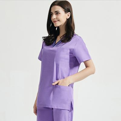 China Hot Sale Eco-friendly Joggers Suit Scrubs Clinical Medical Hospital Uniform Nursing Uniform Manufacturing Set All Uniform Scrubs OEM Unisex Key for sale