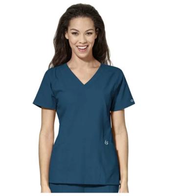 China Comfortable Hot Selling Hospital Scrubs Set High Quality Stretch Fabric Customize Color Oversized Up To 3XL Nurse Uniform Set for sale