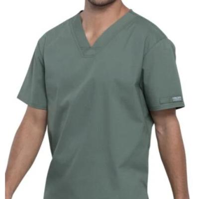 China 2021 Breathable New Next Fashion Design Customize Logo Label Plain Scrubs Brand New Factory Set Unisex Direct Selling Scrubs Top for sale