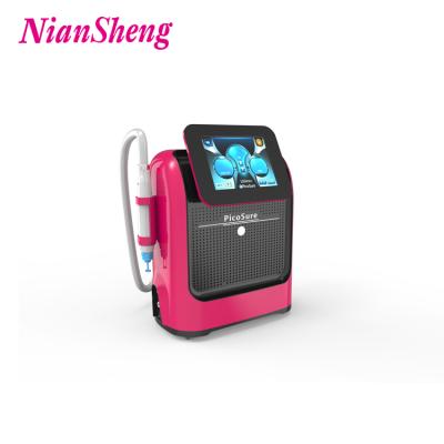 China Picosecond 532nm, 1064nm, 755nm, 1320nm forTattoo Pore Remover Niansheng Factory Pico Laser Removal Machine for sale