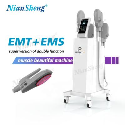 China Weight Loss 2022 HIEMT 4 Grips EMT+EMS Muscle Stimulator EMS Diet Sculpt HIEMS MAX4 Beauty Machine For Spa for sale