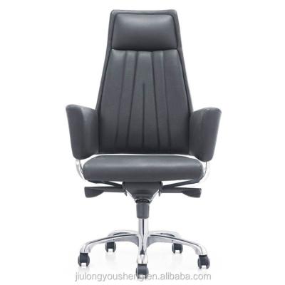 China (Height)Adjustable Cool Ergonomic High Back Leather Office Chair YS915 Office Manager Chair for sale