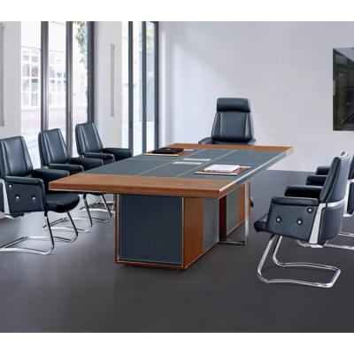 China Modern luxury design meeting table wood desk for sale