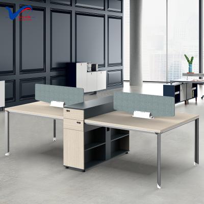 China New Design Modern Standard Size Call Center Workstation Office PC Workstation Desk for sale