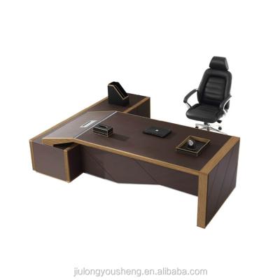 China Regular Luxury Wooden Table Executive Executive Office Table W05 Tall CEO Desks for sale