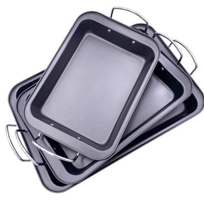 China Wholesaler's Best Viable Price in Rectangle Material Toas Cake Square Bread Baking Pan for sale