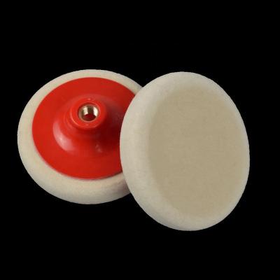 China Polish For Glass/Marble/Stainless Mirror Stone Stainless Steel Wheel Wool Hard Screw M14 Special Wheel Felt Wheel Polishing for sale