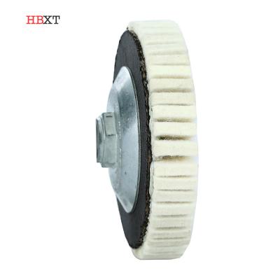 China Durable Abrasive Tools Hard Felt Polishing Wheel High Density Wool Felt Sanding Wheel For Marble for sale