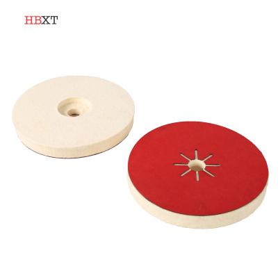 China Premium Marble Wool Felt Wheel Polishing Wool Felt Polishing Disc Felt Polishing Wheel For Marble Floors for sale