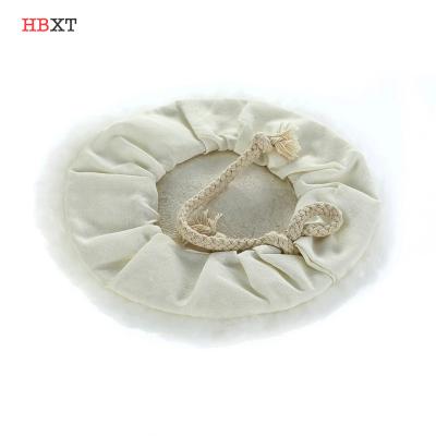 China Real Lambskin Wool Polishing Polishing Pad Hood Car Polishing Polishing Wool for sale