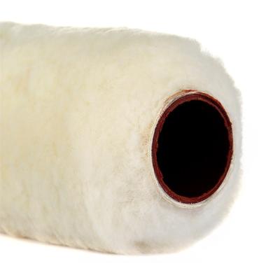 China Durable high quality pure sheepskin paint roller brush house paint supplies paint roller for sale