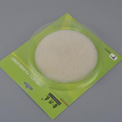 China Multi Sizes Customized Fine Wool Auto Car Compound Wool Polishing Soft Polish Pad Durable Durable for sale