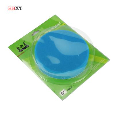 China Customized Durable Self Adhesive Blue Pad Polish Foam Buffing Pad Soft Fine Polishing Sponge And Polishing Pad For Car Cleaning for sale