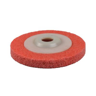 China Hot Sale High Quality Eco-friendly High Density Fiber Polishing Protection Nonwoven Polishing Wheel For Metal for sale