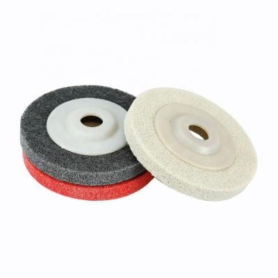 China Low fluctuating operational cost can be cheap washed price nylon fiber polish pads non woven fiber polishing wheel for sale