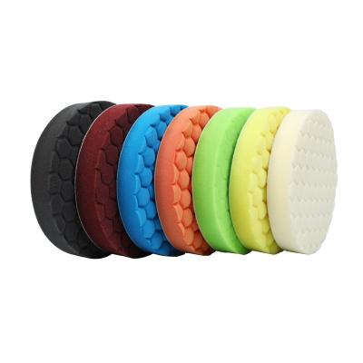 China Car Body 7 Inch / 180 Mm Polishing Sponge Pads , Foam Polish Pad Kit For Car Sanding, Buffing And Waxing for sale