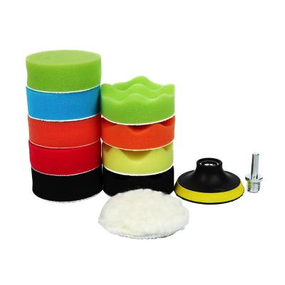 China Car Body Customized Car Cleaning Tools Foam Pads Polishing Pad Polishing Pads Wool Kit for sale