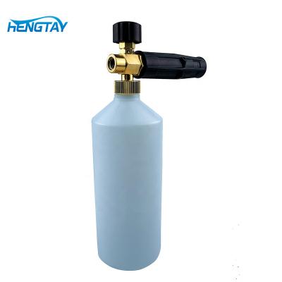 China Larger Volume Foam Lance Bottle Foam Gun SS+Brass+Plastic Car Washer Nonsense Lance for sale