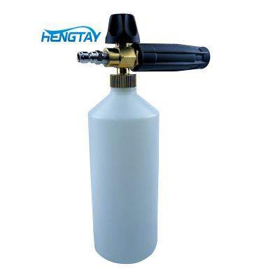 China SS+Brass+Plastic PA Pattern Auto Detailing Car Foam Cannon Snow Cleaning Foam Lance For Car Wash for sale