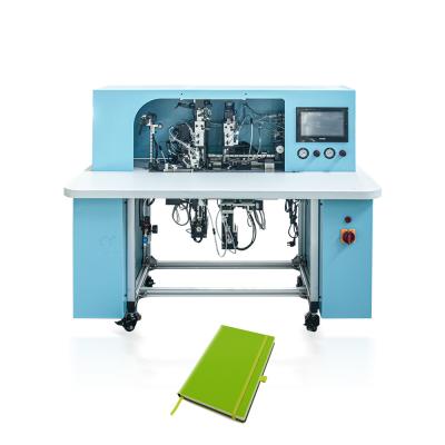 China HX18B Semi Auto Notebook Elastic Band Fixing Machine softcover notebooks bible notebook for sale