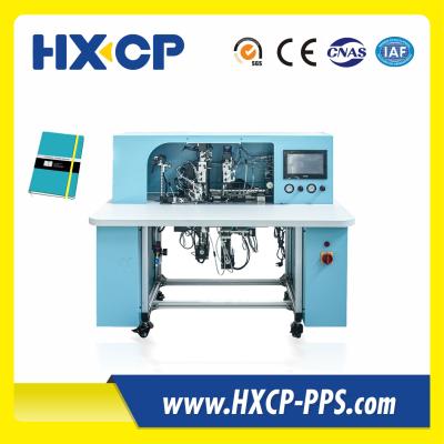 China HX18BNotebook Elastic Band Fixing Machine Diary Hardcover Case Insertion Core Semi-Automatic for sale