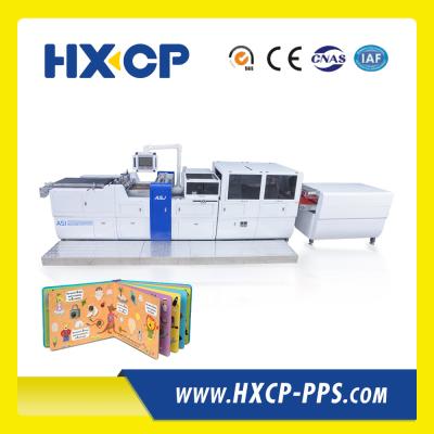 China HX450C Environmentally Friendly Semi Automatic Hard Cover Photo Casing-in Machine for Green Production for sale